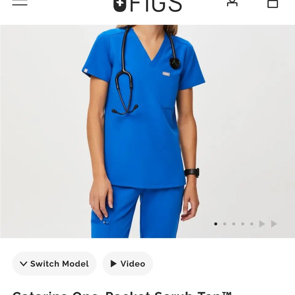 Figs Vibrant Blue set